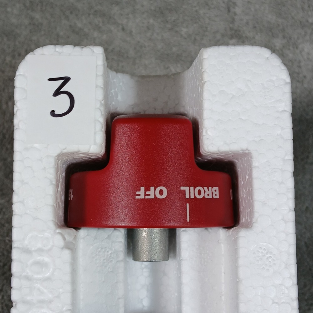 Wolf 822197 Red Oven Temperature Control Knob for 48 60 Gas Range KIP 5J42